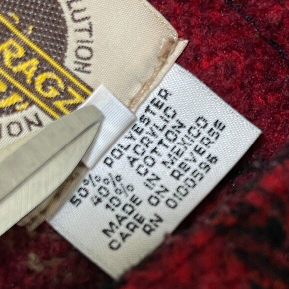 Earth Ragz Hoodie Mens Size Medium M Hippie Poncho Jacket Holiday Long Sleeve - Picture 3 of 9